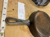 Vtg Griswold #3 Cast Iron Skillet Pan Pours 6" USA Antique Erie pa Cookware