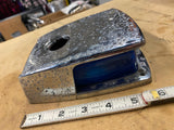Vtg Attwood boat bow navigation light 50's Red Blue Lens Port Starboard Nautical