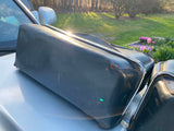 Vtg Leather Stainless Trim Saddlebags Harley Guzzi Triumph Bmw BSA Motorcycle