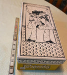 Vtg 1970's Footworks Shoe Box Hippy chicks Sandals Advertising Decor collectible