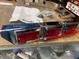 NOS Harley Sidecar Light Bar Rail Chrome Acc Shovelhead Evo Wrap Around Tub USA