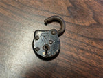 VTG Antique 1920s Jerrier Heavy Duty Padlock With Key See Description