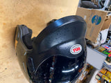 Vtg Bell Magnum Helmet 7 1/2 Black Motorcycle Snell Open Face MAG4ST Nice!