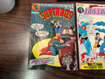Vintage 1970s DC Comics Lot Of 3 Super Comic Books Superboy Supergirl Lois Lane
