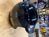 Vtg Bell Magnum Helmet 7 1/2 Black Motorcycle Snell Open Face MAG4ST Nice!