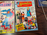 Vintage 1970s DC Comics Lot Of 3 Super Comic Books Superboy Supergirl Lois Lane