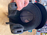 Vtg Bell Magnum Helmet 7 1/2 Black Motorcycle Snell Open Face MAG4ST Nice!