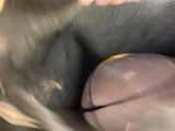 Vtg Bell Magnum Helmet 7 1/2 Black Motorcycle Snell Open Face MAG4ST Nice!