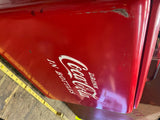 Vtg Original Box Coca Cola Cooler Quaker State Gas Station Collectible Minty!
