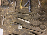 Antique Dentist Dental Equipment Tools Orig Box Medical Extractor Splitter pulle