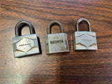 Vintage Lot Of Three Made In USA Yale Heavy Duty Padlocks No Keys Junior