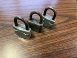 Vintage Lot Of Three Made In USA Yale Heavy Duty Padlocks No Keys Junior