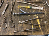Antique Dentist Dental Equipment Tools Orig Box Medical Extractor Splitter pulle