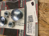 Harley Kuryakyn 1260 dyna chrome upper shock nut covers dyna 91-05 Trim FXD Glid