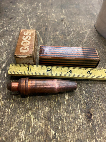 Goss Torch Tip 209 Vtg orig box Welding Equipment tools Body shop
