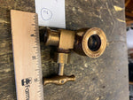 Antique NOS lunkenheimer Oiler Hit Miss motor Steam Vtg Engine Brass Sight Feed!