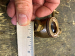 Antique NOS lunkenheimer Oiler Hit Miss motor Steam Vtg Engine Brass Sight Feed!