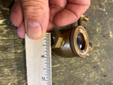 Antique NOS lunkenheimer Oiler Hit Miss motor Steam Vtg Engine Brass Sight Feed!