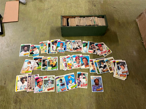 Vintage 1970s Large Lot of 50+ TOPPS Sports Trading Cards Baseball Football