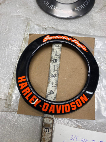 Screamin Eagle air Cleaner insert Black orange Twin Cam Touring Softail dyna OEM