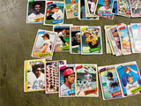 Vintage 1970s Large Lot of 50+ TOPPS Sports Trading Cards Baseball Football