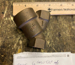 2-1/2" Gemu 554-50D9134-52-1 Pneumatic SS Angle Seat Globe Valve Brass Fitting