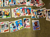 Vintage 1970s Large Lot of 50+ TOPPS Sports Trading Cards Baseball Football
