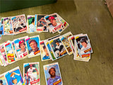 Vintage 1970s Large Lot of 50+ TOPPS Sports Trading Cards Baseball Football