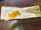 Vintage 1950s Made in USA Model Toys Barber-Greene Bucket Loader Booklet Only