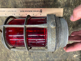 Vtg Appleton Electric 100 Industrial Light Explosion Proof Light Fixture Cage Re