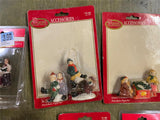 Large Lot of Assorted Christmas Miniature House/ Train Decorations Figures