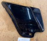 OEM Left Side Cover Frame Oil Tank Harley FLT Tour Glide classic FLH Touring Bla