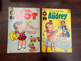 Vintage Lot Of 2 Harvey Comics Comic Books Little Audrey And Little Dot