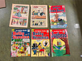 Vintage Lot of 6 Archie Series Comic Books Betty And Veronica Jughead