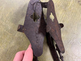 Antique Early 1900s Samuel Winslow National Club Ice Skates Sz 11.5 Primitive
