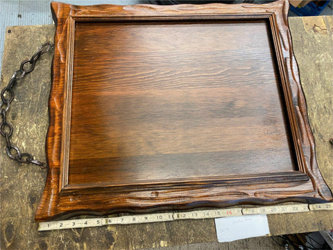 25x23 Custom Wood Picture Frame Vtg Large Handmade AWC Inc Brooklyn NY Fancy!