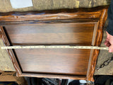 25x23 Custom Wood Picture Frame Vtg Large Handmade AWC Inc Brooklyn NY Fancy!