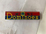 Vintage Made In USA Halsam Dominoes Game, Complete Set, 623-H w/ Original Box