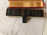 Vintage Made In USA Halsam Dominoes Game, Complete Set, 623-H w/ Original Box