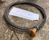 Vtg Throttle Cable Bakelite Swirl 40's Auto Truck Equipment NOS Tiller Tractor