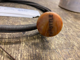 Vtg Throttle Cable Bakelite Swirl 40's Auto Truck Equipment NOS Tiller Tractor