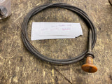 Vtg Throttle Cable Bakelite Swirl 40's Auto Truck Equipment NOS Tiller Tractor