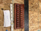 Vtg KASSNAR Leather Ammunition Holder Cartridge Belt Spain 30-06 308 300 Brown