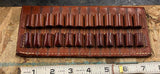 Vtg KASSNAR Leather Ammunition Holder Cartridge Belt Spain 30-06 308 300 Brown
