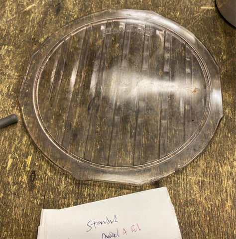 Vtg Glass Headlight Lens 1928-31 Model A 8" Standard Light Antique Auto Truck!