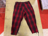 Vintage 1950s Made In USA North Country Wool Buffalo Plaid Pants Sz 38