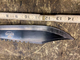 Mossy Oak 15" Fixed Blade Knife Rambo Survival Bowie Black Skinner Hunting Fishi