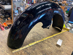 Custom Front Fender Black Mounts Harley Touring FLH Glide Road King 21" Wheel 13