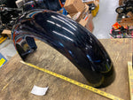 Custom Front Fender Black Mounts Harley Touring FLH Glide Road King 21" Wheel 13