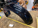 Custom Front Fender Black Mounts Harley Touring FLH Glide Road King 21" Wheel 13